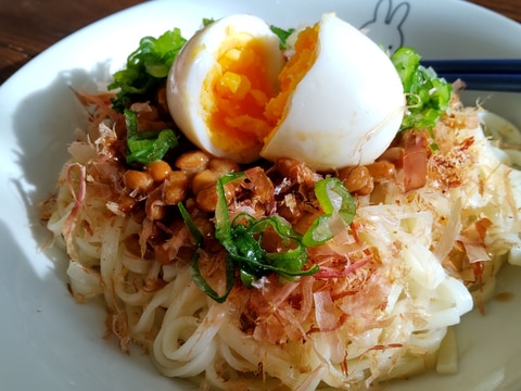 簡単！納豆釜あげうどん